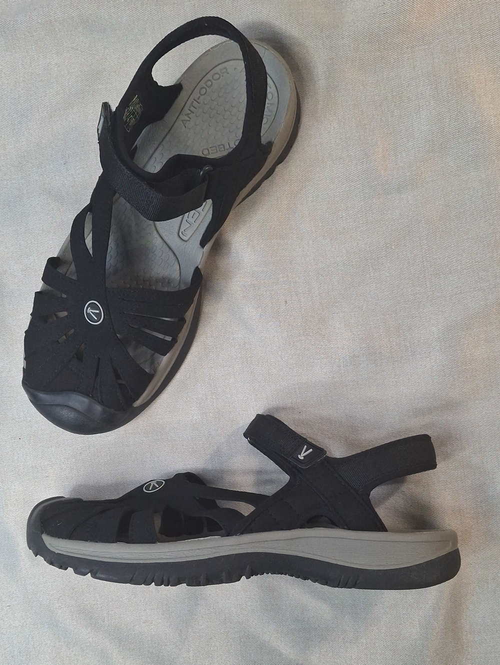 KEEN Rose Closed Toe Sport Sandals Black Size 9